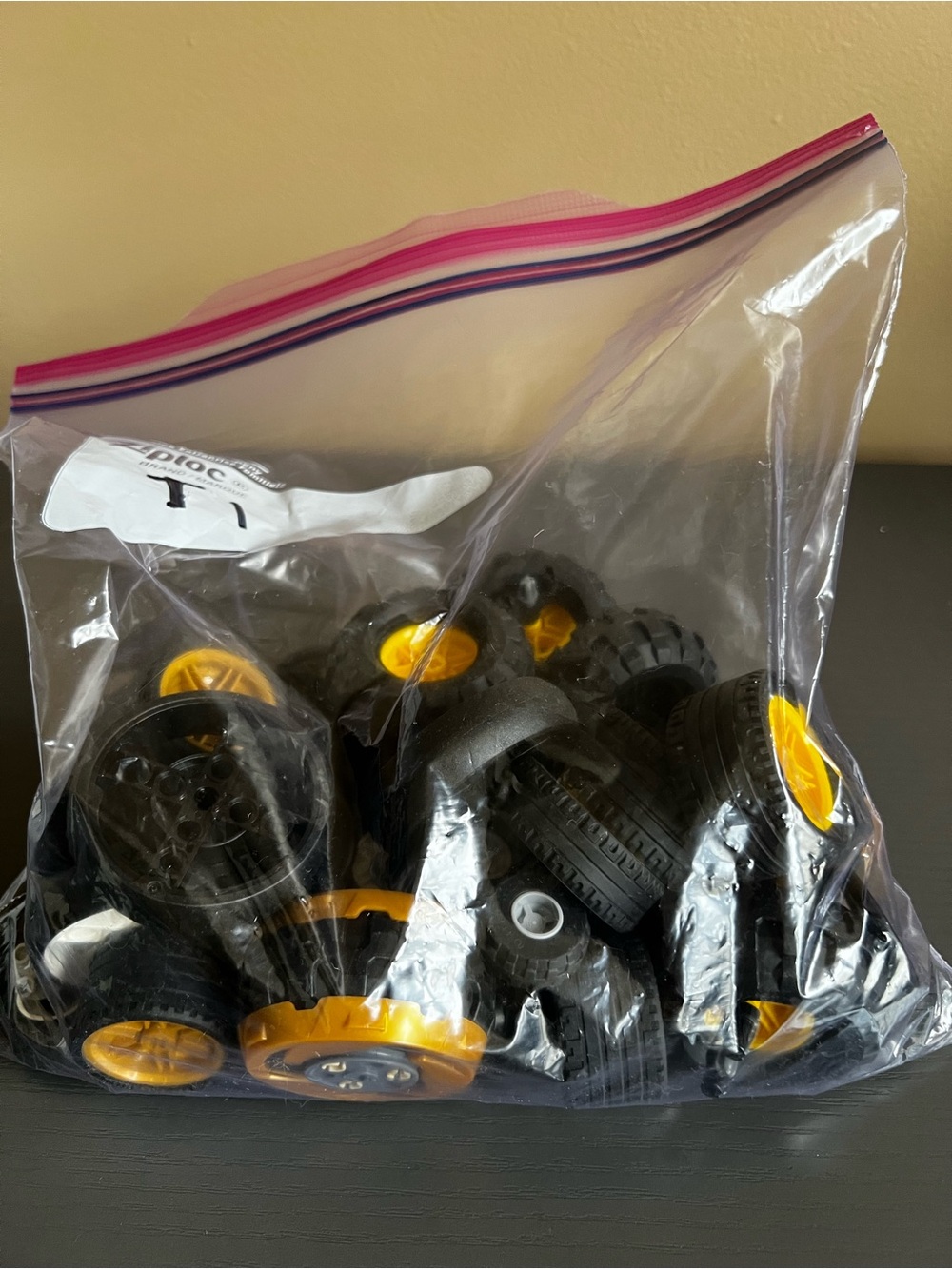 LEGO Small And Medium Mix Of Tire Accessories. 15 oz